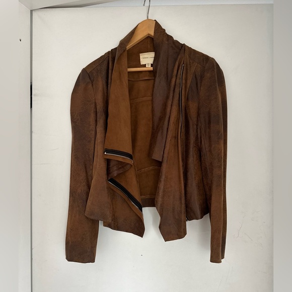 Urban Outfitters Silence + Noise Brown Suede Jacket XS - Picture 2 of 4